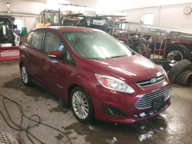 1FADP5AU8FL105748 - 2015 FORD C-MAX SE RED photo 1