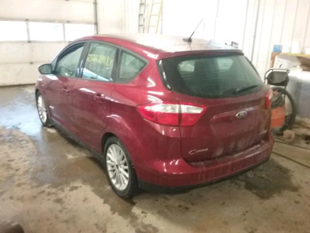 1FADP5AU8FL105748 - 2015 FORD C-MAX SE RED photo 3