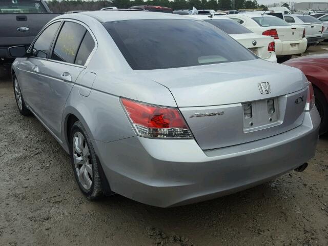 JHMCP26788C025861 - 2008 HONDA ACCORD EX SILVER photo 3