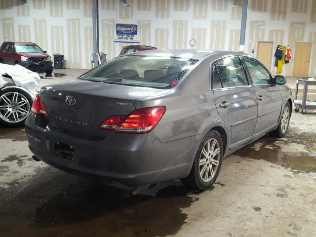 4T1BK36B77U188463 - 2007 TOYOTA AVALON XL GRAY photo 4