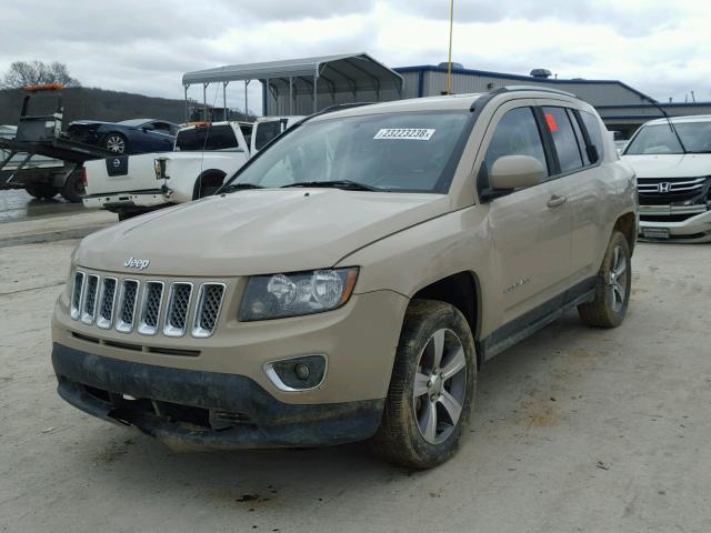 1C4NJDEB4GD793679 - 2016 JEEP COMPASS LA GOLD photo 2