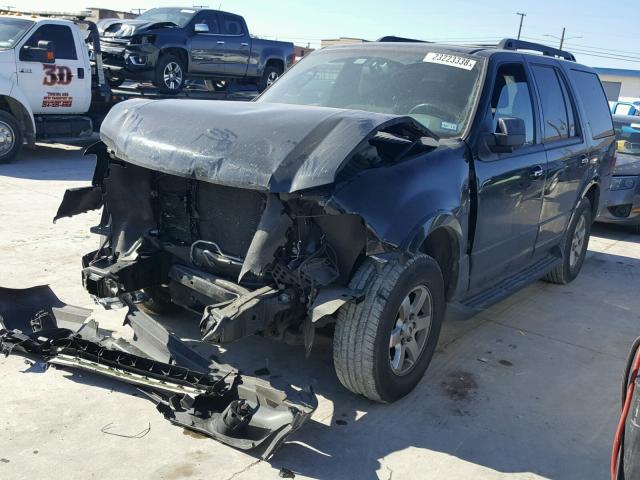 1FMFU15549EB27368 - 2009 FORD EXPEDITION BLACK photo 2