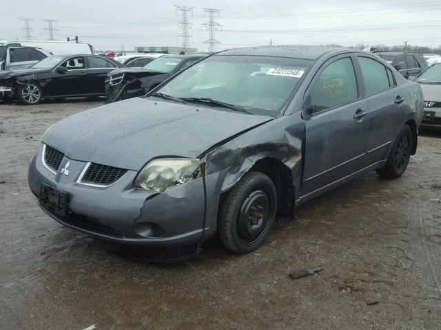 4A3AB36S06E022730 - 2006 MITSUBISHI GALANT LS GRAY photo 2