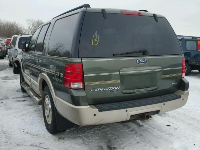 1FMFU18515LA43364 - 2005 FORD EXPEDITION GREEN photo 3