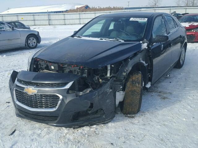 1G11B5SL5EF139475 - 2014 CHEVROLET MALIBU LS BLACK photo 2