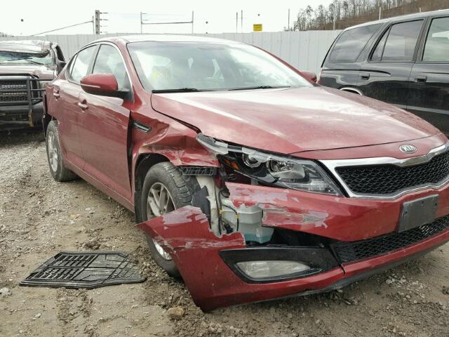 5XXGM4A74DG219926 - 2013 KIA OPTIMA LX RED photo 9