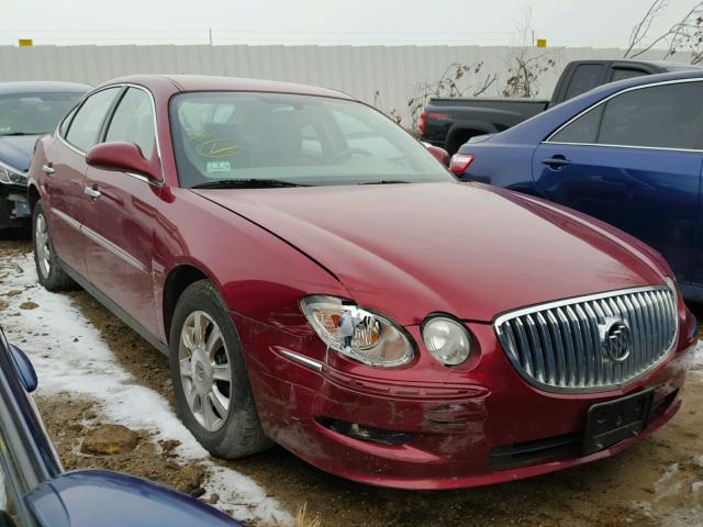 2G4WC582981276063 - 2008 BUICK LACROSSE C MAROON photo 1