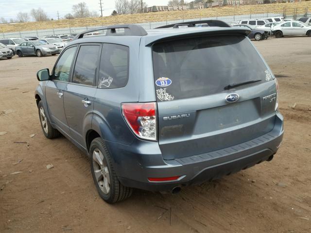 JF2SH66609H702920 - 2009 SUBARU FORESTER 2 BLUE photo 3