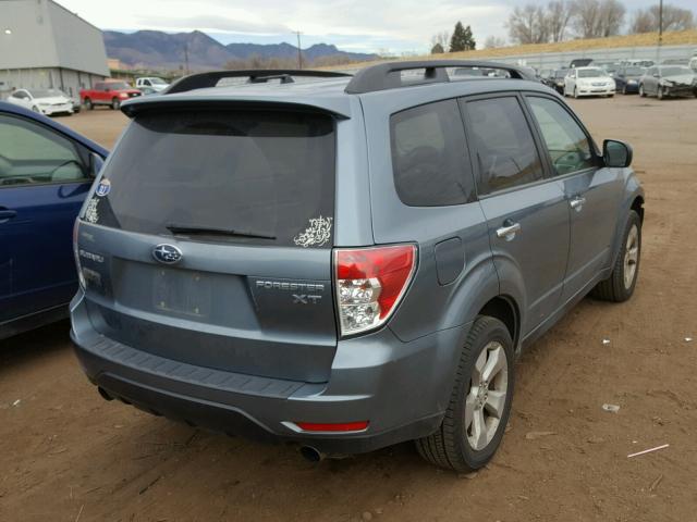 JF2SH66609H702920 - 2009 SUBARU FORESTER 2 BLUE photo 4