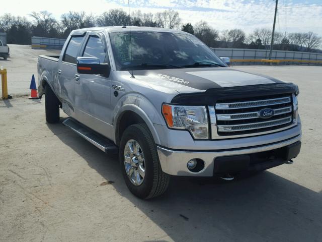 1FTFW1EF3DKD39938 - 2013 FORD F150 SUPER SILVER photo 1