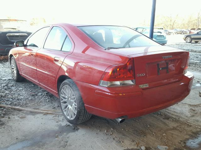 YV1RS547172618779 - 2007 VOLVO S60 T5 RED photo 3