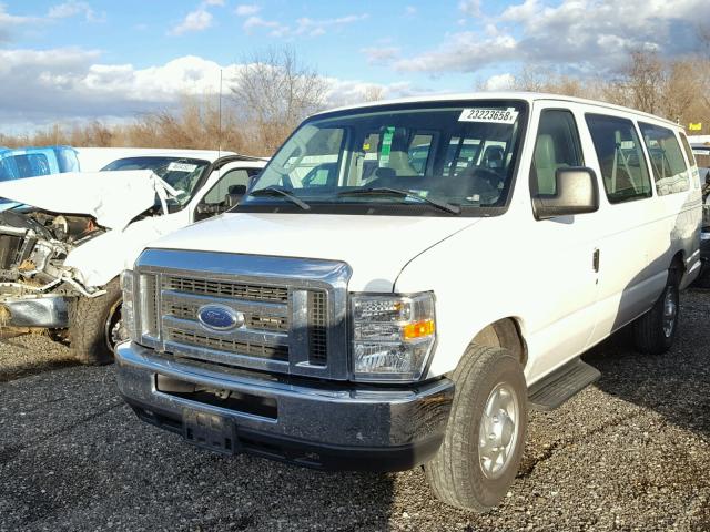 1FBSS3BL1BDB19655 - 2011 FORD ECONOLINE WHITE photo 2