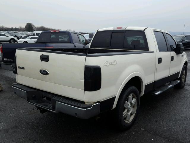 1FTPW14567FB56298 - 2007 FORD F150 SUPER CREAM photo 4