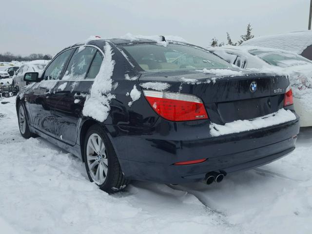 WBANV93579C136282 - 2009 BMW 535 XI BLUE photo 3