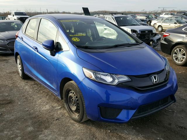 JHMGK5H55GX021271 - 2016 HONDA FIT LX BLUE photo 1