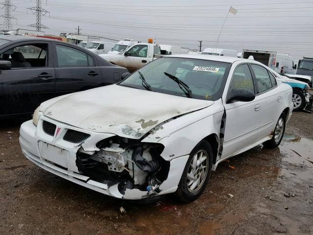 1G2NF52E34M573052 - 2004 PONTIAC GRAND AM S WHITE photo 2