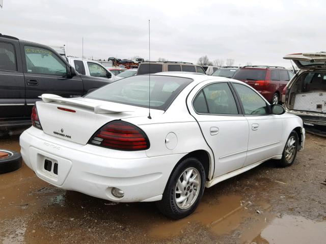 1G2NF52E34M573052 - 2004 PONTIAC GRAND AM S WHITE photo 4