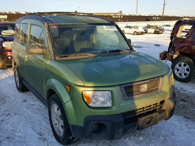 5J6YH28776L024046 - 2006 HONDA ELEMENT EX GREEN photo 1