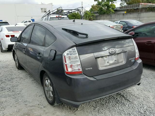 JTDKB20U663180660 - 2006 TOYOTA PRIUS GRAY photo 3