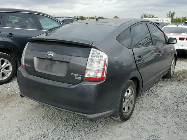 JTDKB20U663180660 - 2006 TOYOTA PRIUS GRAY photo 4