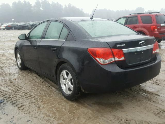 1G1PE5SC3C7334368 - 2012 CHEVROLET CRUZE LT BLACK photo 3