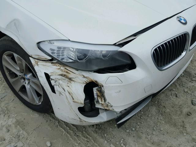 WBAXG5C58DDY35273 - 2013 BMW 528 I WHITE photo 9