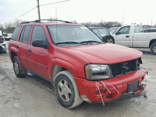 1GNDT13S622199131 - 2002 CHEVROLET TRAILBLAZE RED photo 1