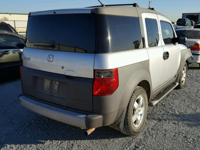 5J6YH18563L017819 - 2003 HONDA ELEMENT EX SILVER photo 4