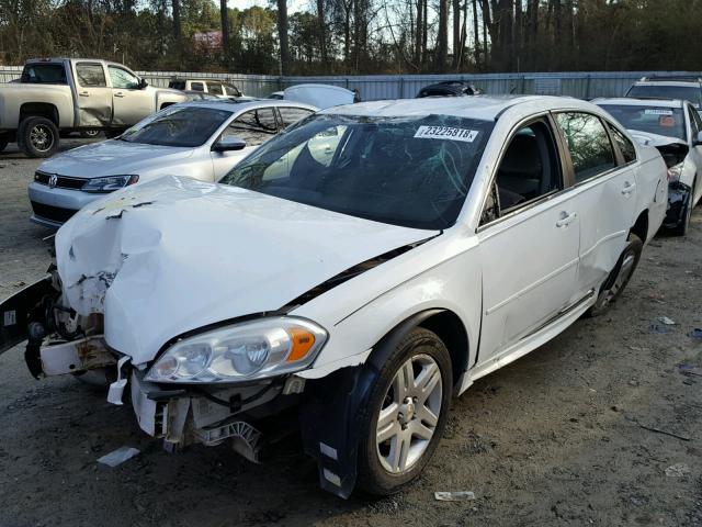 2G1WG5E36C1125995 - 2012 CHEVROLET IMPALA LT WHITE photo 2