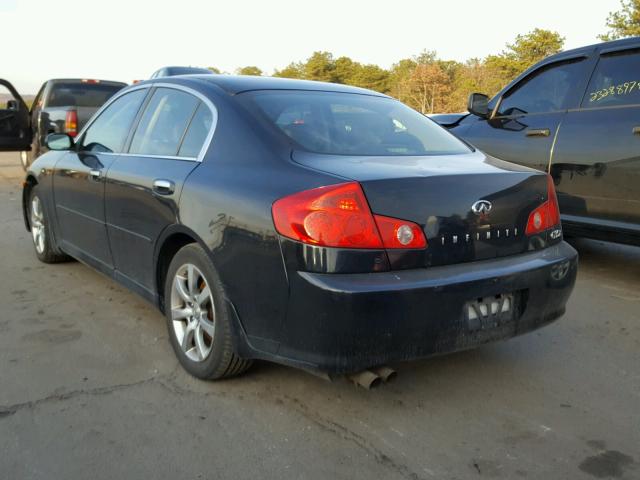 JNKCV51F06M617946 - 2006 INFINITI G35 BLACK photo 3