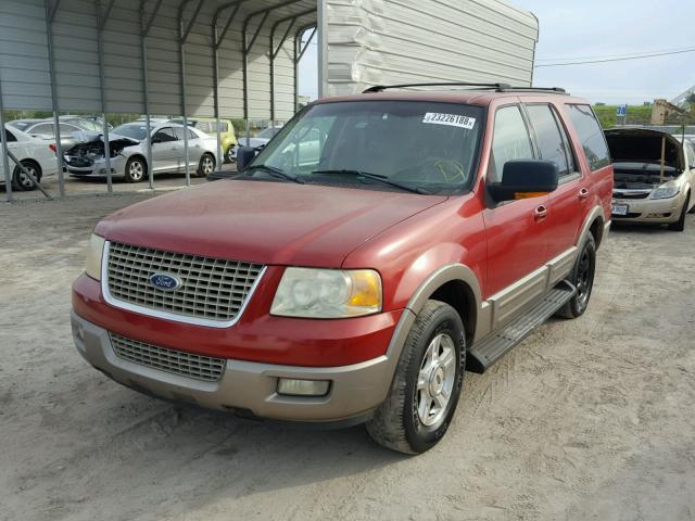 1FMEU17W93LA38576 - 2003 FORD EXPEDITION RED photo 2