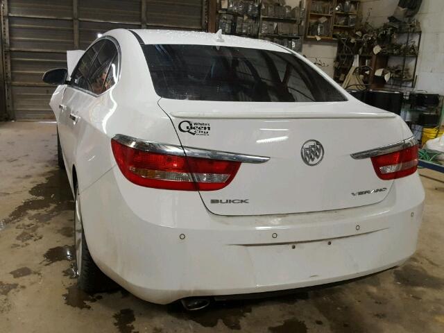 1G4PR5SK7C4212838 - 2012 BUICK VERANO CON WHITE photo 3