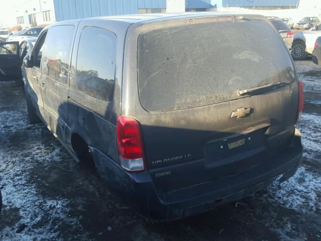 1GNDV23W08D185161 - 2008 CHEVROLET UPLANDER L BLACK photo 3