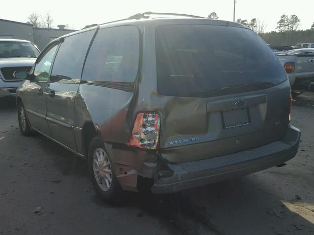 2FMZA51402BA54768 - 2002 FORD WINDSTAR L GRAY photo 3