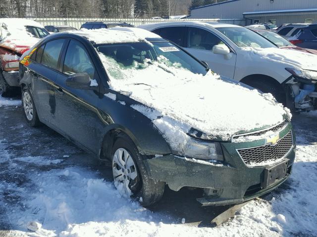 1G1PA5SG1E7317893 - 2014 CHEVROLET CRUZE LS GREEN photo 1