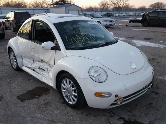 3VWCK31CX4M412119 - 2004 VOLKSWAGEN NEW BEETLE WHITE photo 1