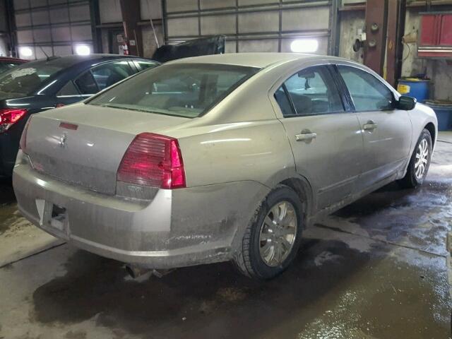 4A3AB36S76E007951 - 2006 MITSUBISHI GALANT LS GOLD photo 4