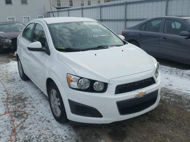 1G1JC5SH1E4234586 - 2014 CHEVROLET SONIC LT WHITE photo 1