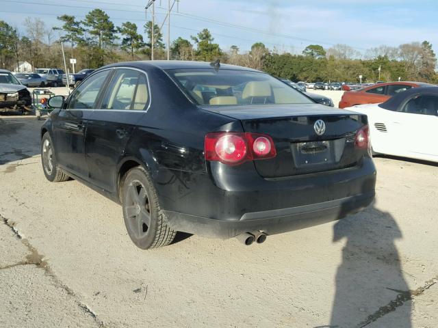 3VWRM71K58M095438 - 2008 VOLKSWAGEN JETTA SE BLACK photo 3