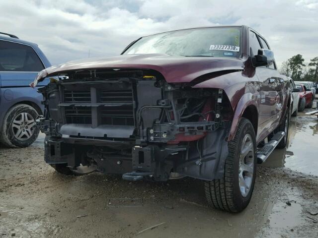 1C6RR7NT4HS799622 - 2017 RAM 1500 LARAM MAROON photo 2