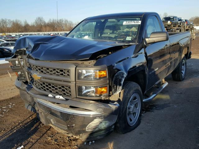 1GCNCPEH4EZ320249 - 2014 CHEVROLET SILVERADO BLACK photo 2