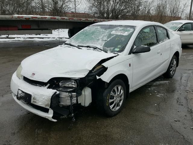 1G8AN12F75Z121814 - 2005 SATURN ION LEVEL WHITE photo 2