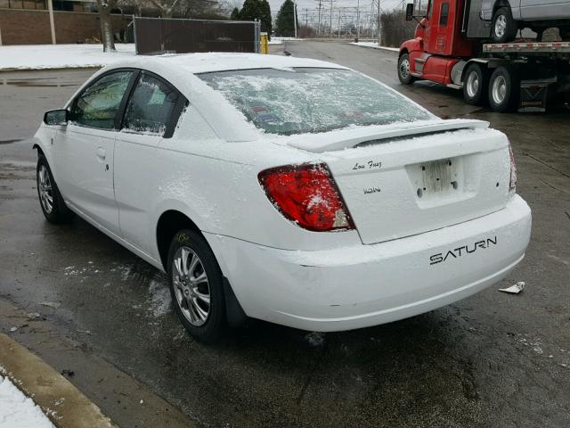 1G8AN12F75Z121814 - 2005 SATURN ION LEVEL WHITE photo 3