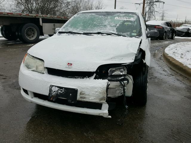 1G8AN12F75Z121814 - 2005 SATURN ION LEVEL WHITE photo 9