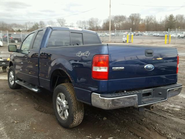 1FTPX14V08FA08324 - 2008 FORD F150 BLUE photo 3