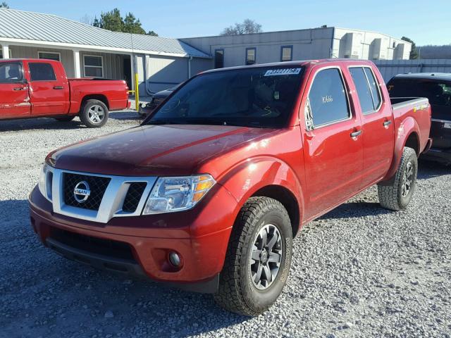 1N6DD0ER2HN702927 - 2017 NISSAN FRONTIER S RED photo 2