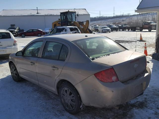 1G1AL55F177341584 - 2007 CHEVROLET COBALT LT GOLD photo 3