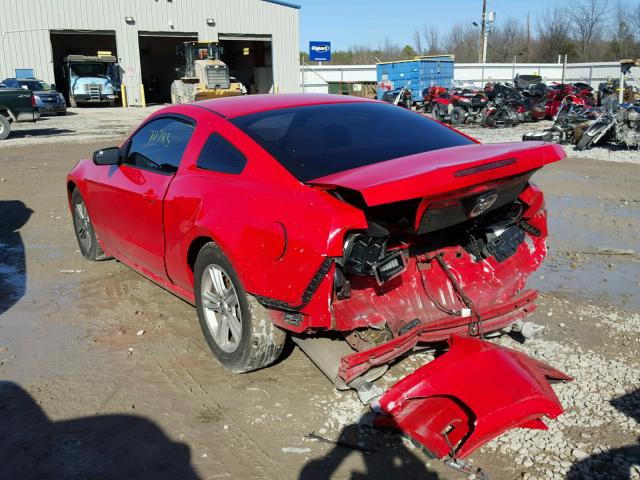 1ZVBP8AM2E5210773 - 2014 FORD MUSTANG RED photo 3