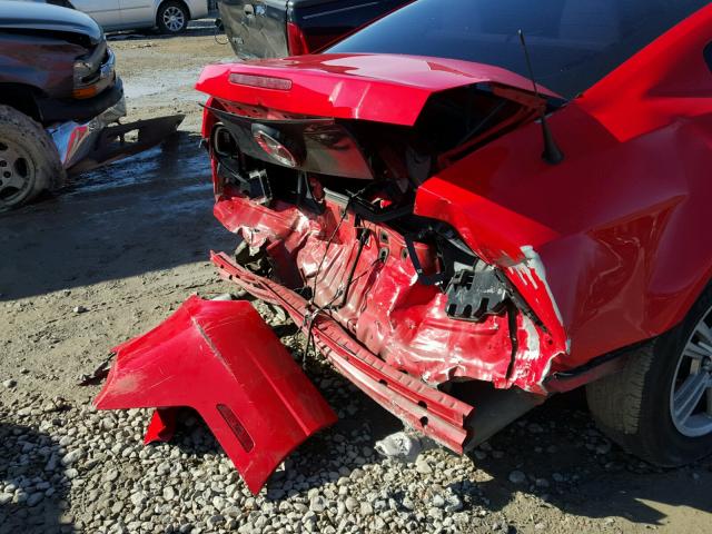 1ZVBP8AM2E5210773 - 2014 FORD MUSTANG RED photo 9