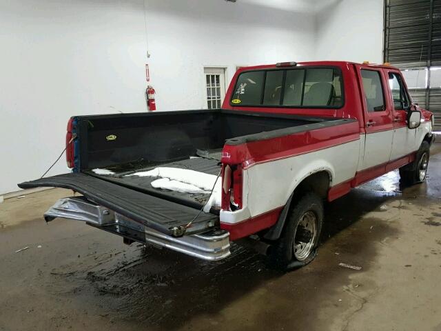 1FTHW26F6VEA22488 - 1997 FORD F250 RED photo 4